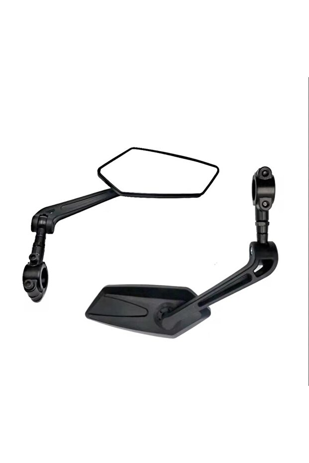 one set Bike Rearview Mirror Mountain Bike HD Reflection Mirror Battery Bike Adjustable Mirror Outdo