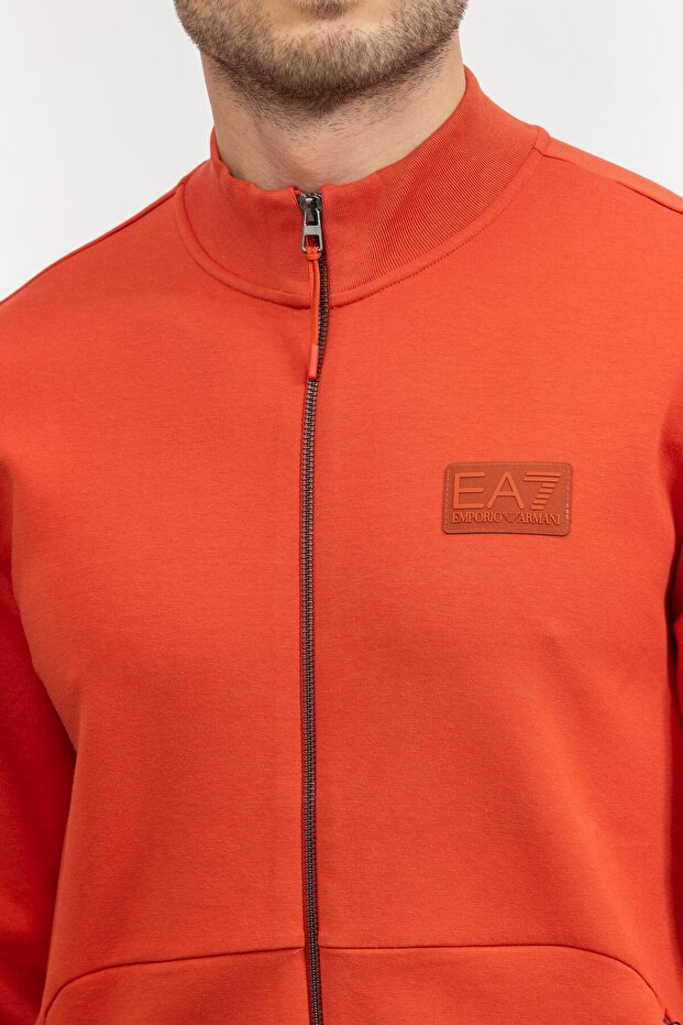Erkek Fermuarlı Sweatshirt - 8