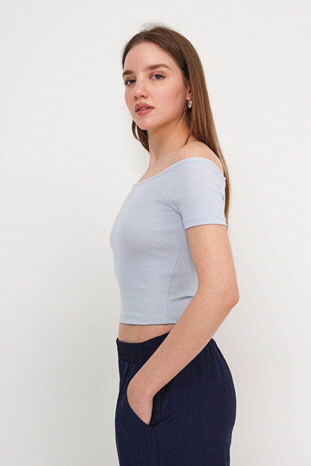 Kısa Kollu Basic T-shirt P0234 - 2