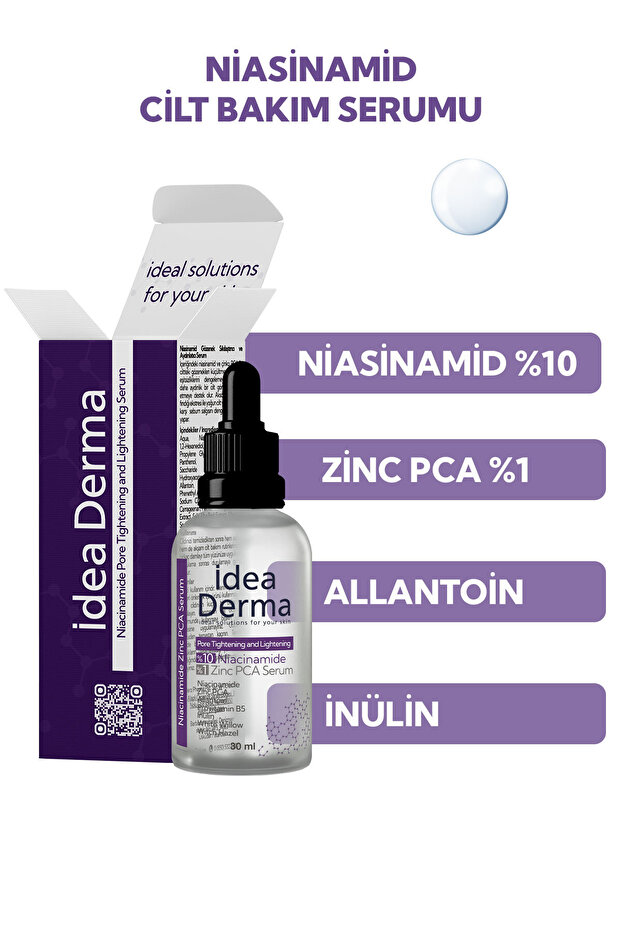 İdea Derma Niacinamide Pore Tightening And Lightening Serum 30 ml - 3