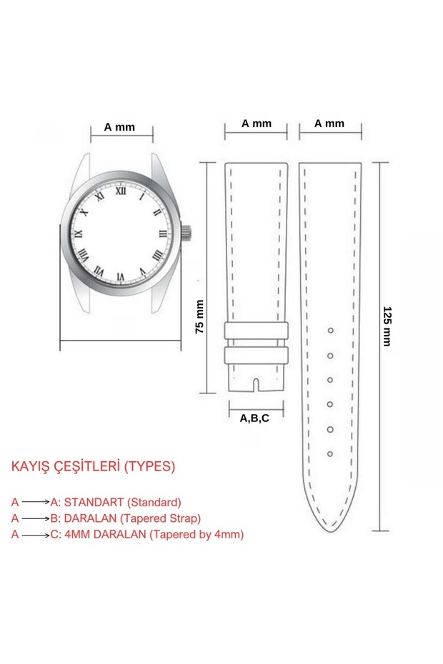 حزام جلد كابور RS2005S - 12 ملم - بني - 2