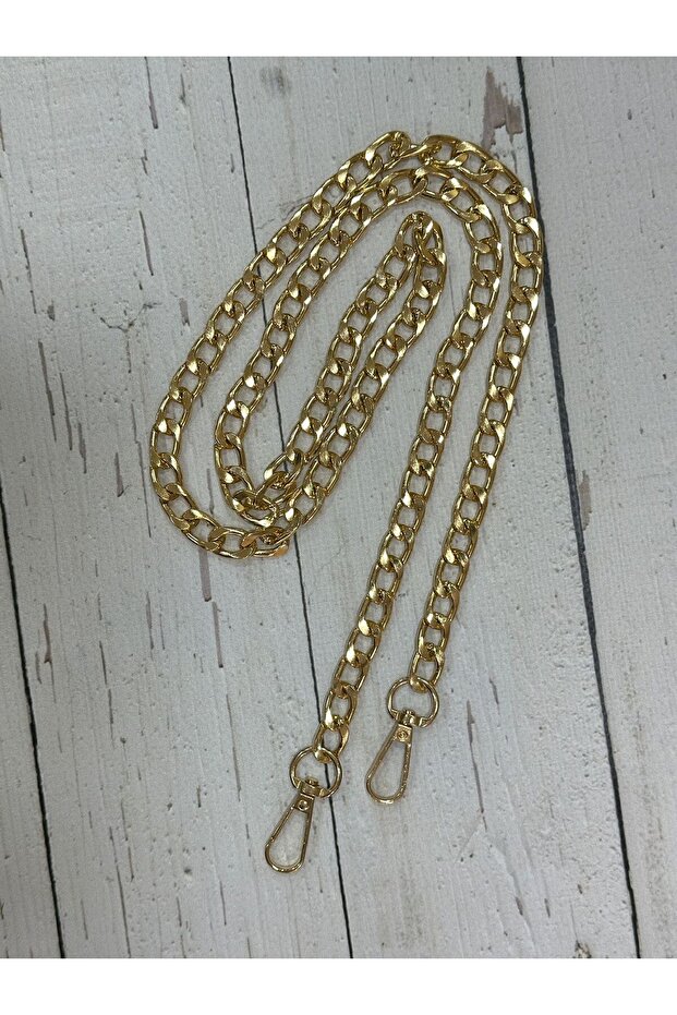 Metal bag chain gold 1 meter