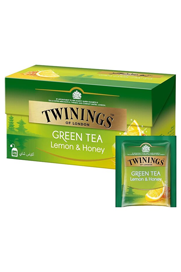 Green Tea with Lemon and Honey 25 Cups Bag
