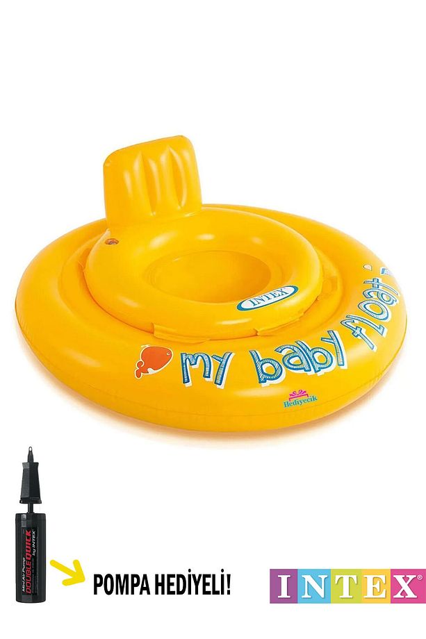 Intex Baby Float Oturaklı Çocuk Havuz Ve Deniz Simiti (0-1 Yaş) 70 Cm - 1