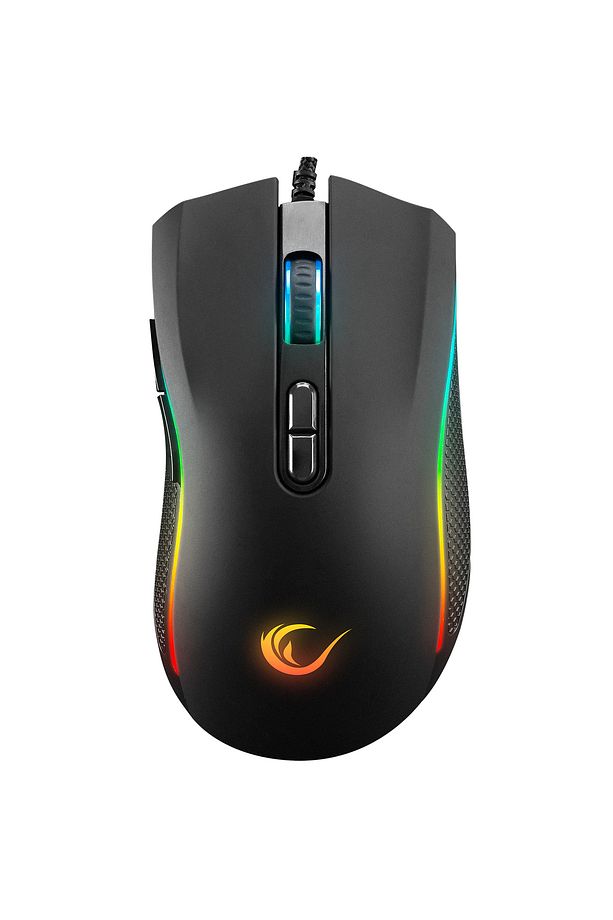Smx-r44 V2 Makrolu Siyah 12800 Dpı Rgb Usb Drag Click Örgü Kablo Pro Gaming Oyuncu Mouse - 3