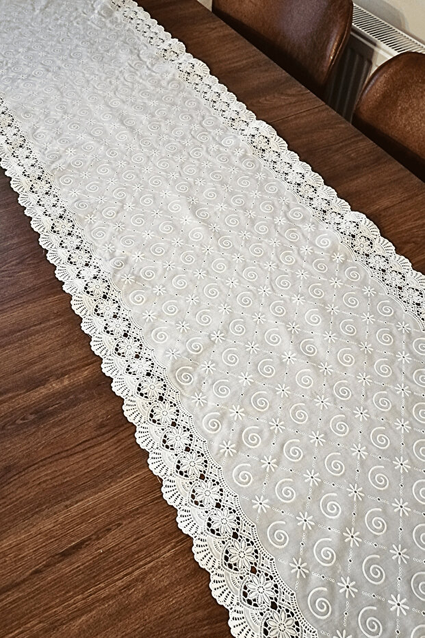 Pvc Lace Shelf -Closet -Drawser -Table - Sehpa -Covers - 50 cm X 3 Metre-Desen1