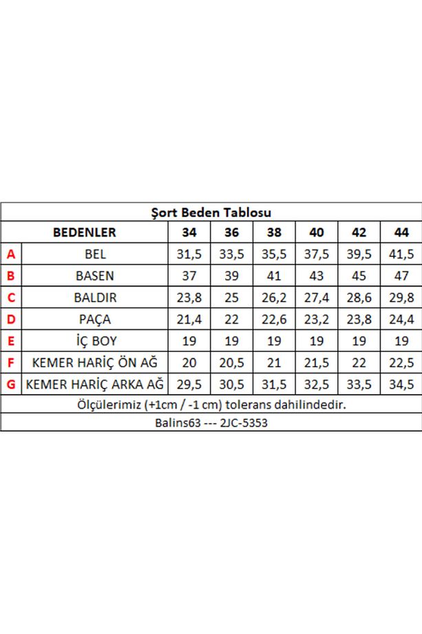 Kadın Kot Şort Asit Yıka - 3