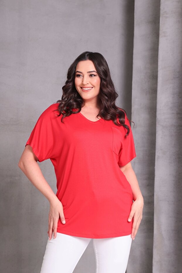 Basic Blouse with Pockets - 2