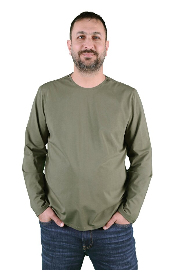 Men's Crew Neck Long Sleeve T-Shirt