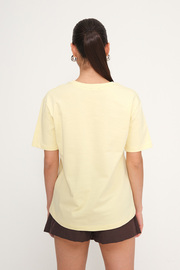 Basic Kalın T-shirt P10404 - 5