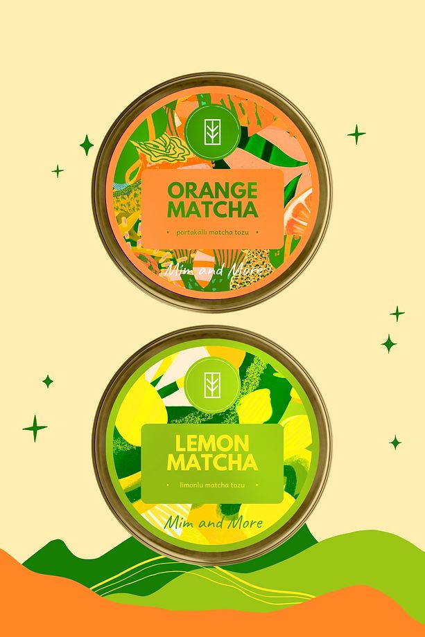 Mediterrian Matcha 2'li Set - Orange Matcha, Lemon Matcha 2'li Set - 1