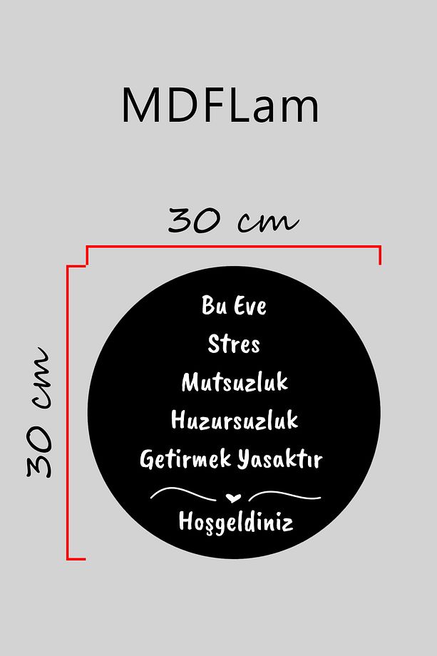Dijital Baskı siyah, bu eve desenli Kapı süsü, Duvar Süsü - 3