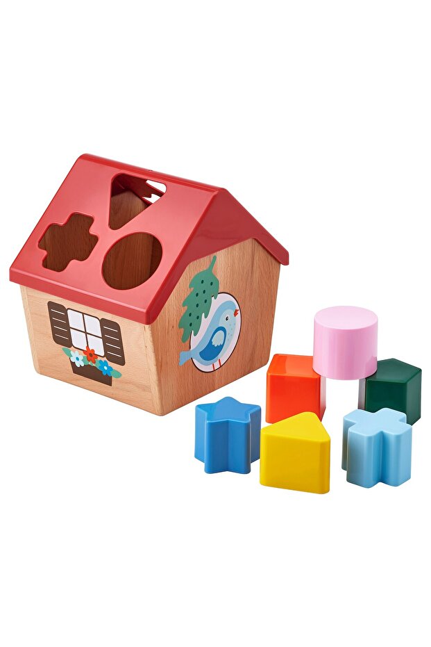 UPPSTÅ Shape sorter, multicolour