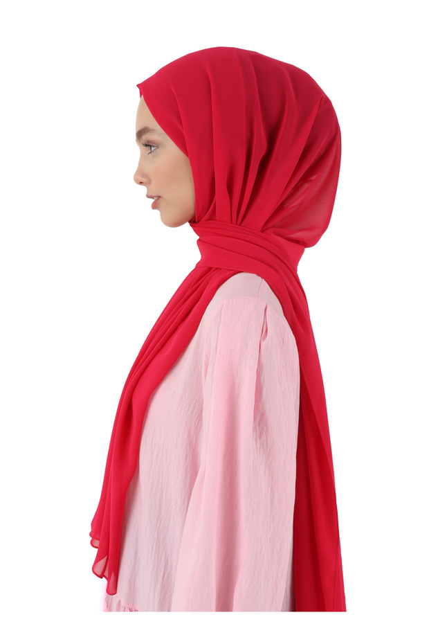 Şifon Şal - Cherry - Şal - 4