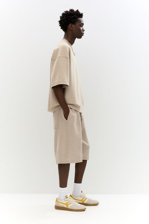 Super baggy jogger bermuda - 5