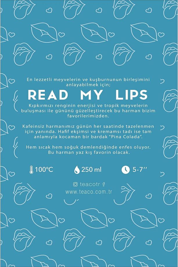 Read My Lıps - Hindistan Cevizi Ve Ananaslı Meyve Çayı Müslin Çay Poşeti - 3