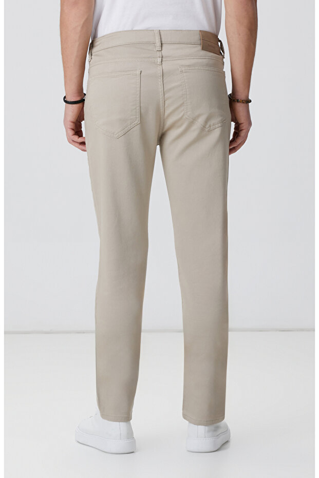 Bej Casual Pantolon - 3