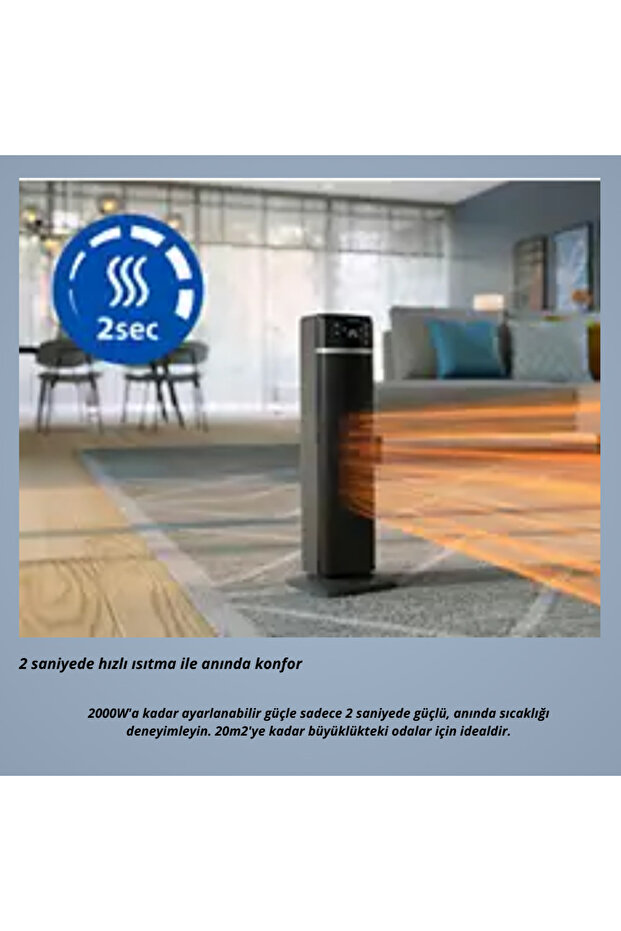 Elektrikli Akıllı Kule Tipi Isıtıcı - 2