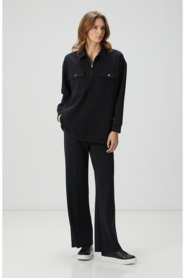 Siyah Sweatshirt - 2