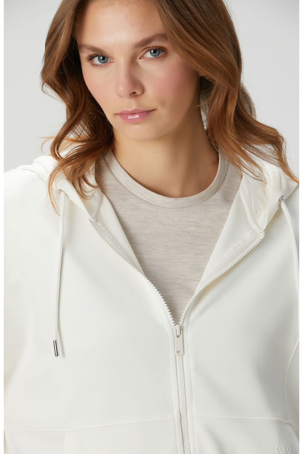 Kırık Beyaz Sweatshirt - 2