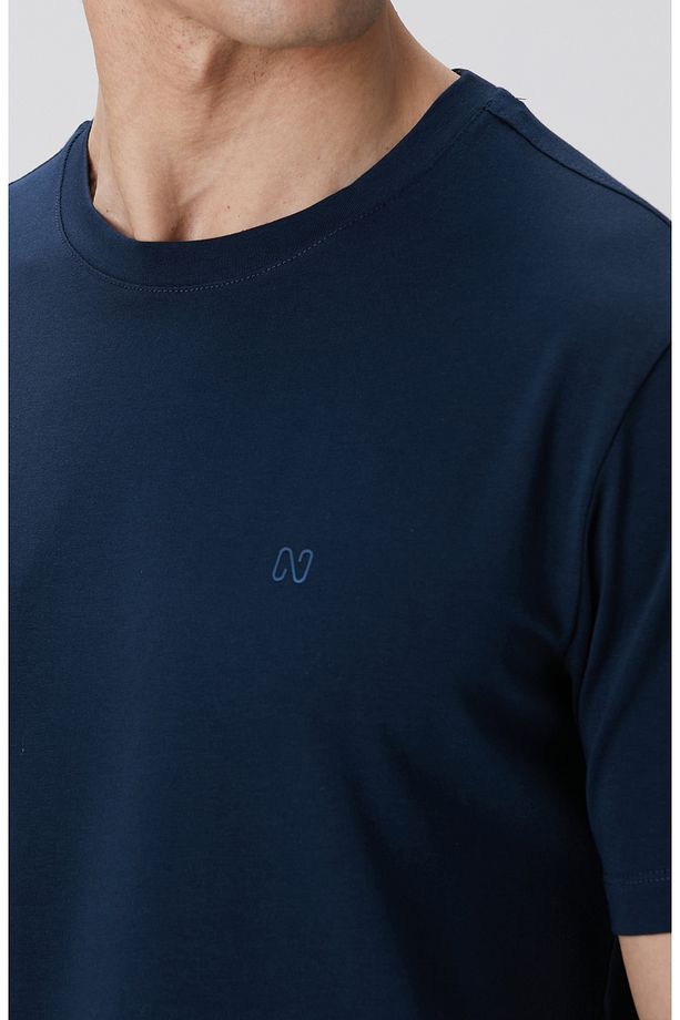 Lacivert Basic T-shirt - 6