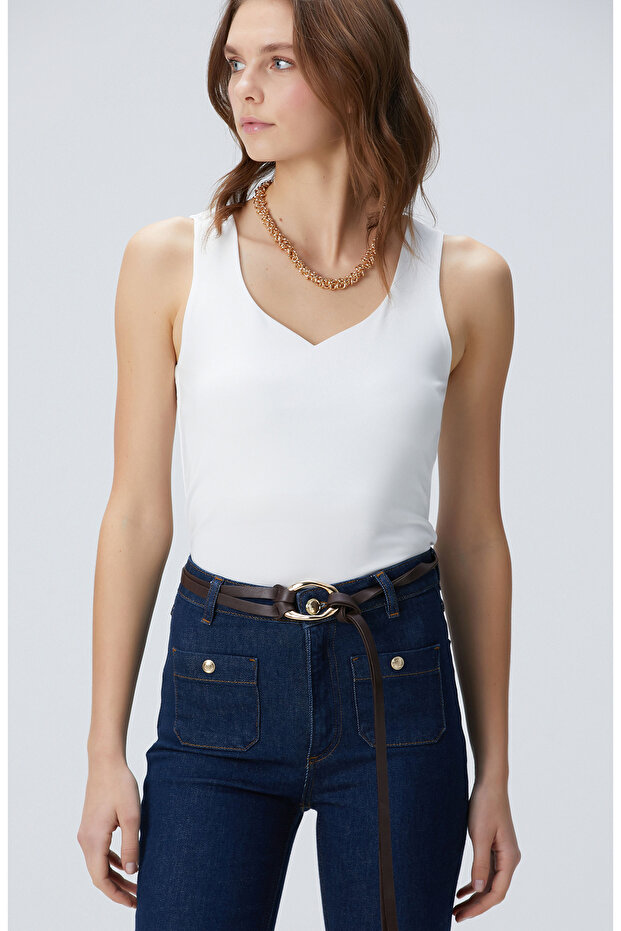 Kırık Beyaz Atlet - 3