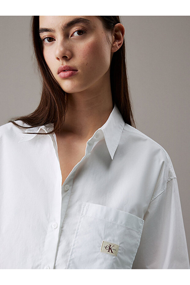 Kadın Beyaz Uzun Kollu Bluzlar - 3