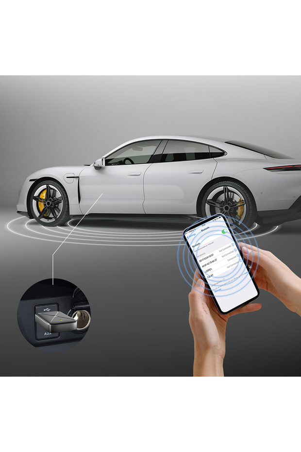 Wireless Transmitter Adaptör Lenyes LCP01 USB Bluetooth 5.0 Siyah - 3