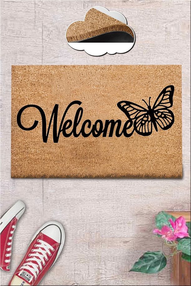 Coco Gutterfly Koko 40x60 Cm Kıl Kapı Önü Paspası - 3