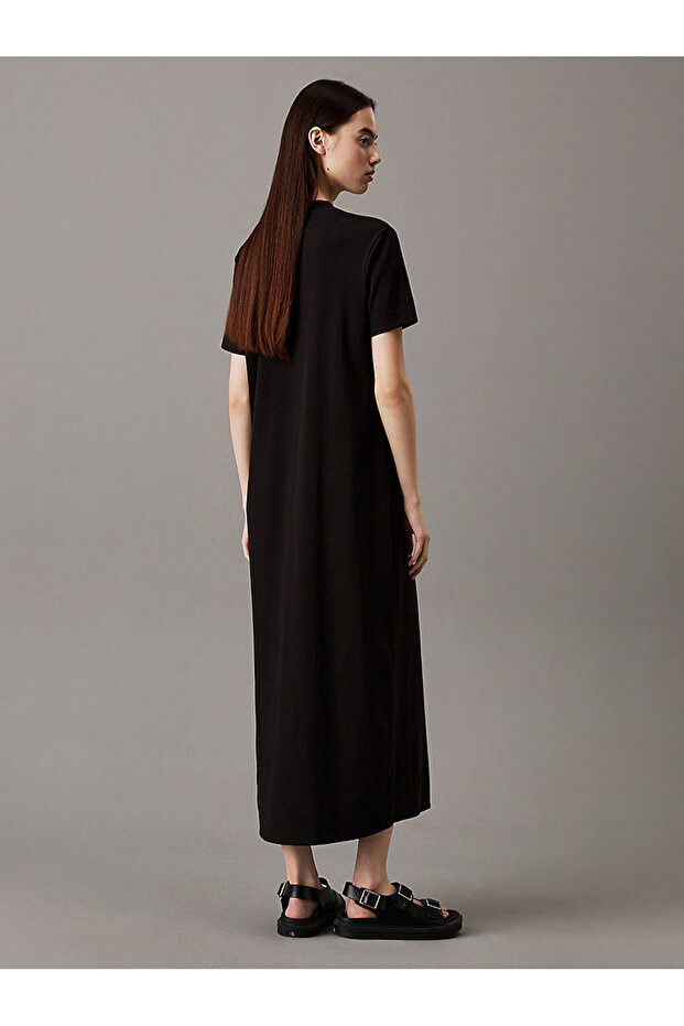 MONOLOGO LONG RIB TEE DRESS - 2