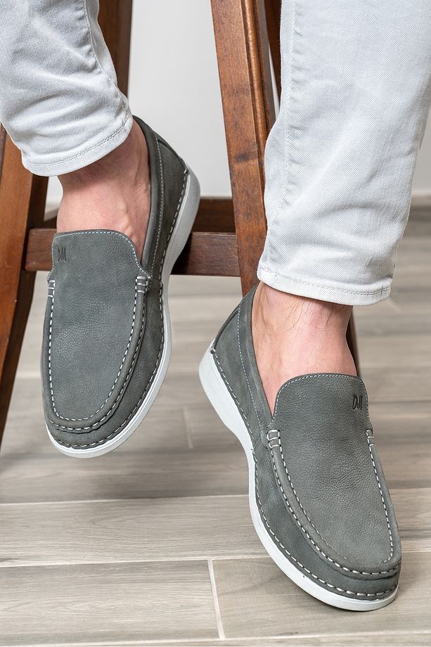 Erkek Hakiki Deri Ayakkabı, Günlük Ayakkabı, Yazlık Ayakkabı , Loafer Ayakkabı - 4