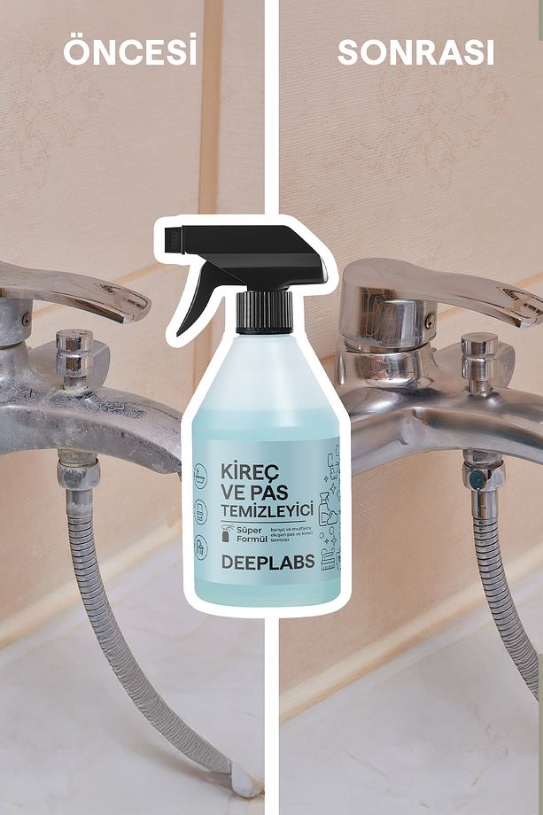 Ultra Güçlü, Banyo, Mutfak Inatçı Pas Ve Kireç Temizleyici Anında Etkili Formül 500 ml - 6