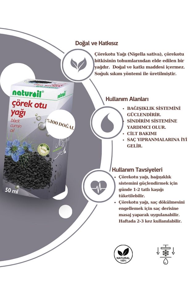 Çörekotu Yağı 50 ml - 2