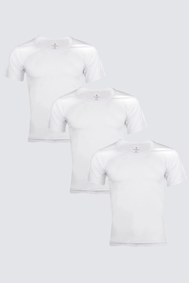 Men's Combed Cotton Undershirt 3 Pack 0044 - 2