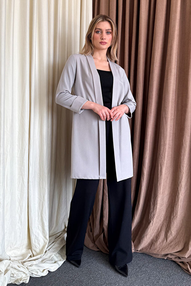 Jachetă lungă de damă 9191 - 2