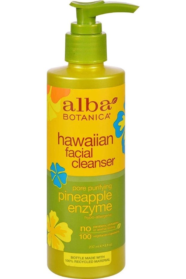 Alba Botanica Hawaiian Pineapple Enzyme Facial Cleanser | Pore Purifying Facial Cleanser | To Washes