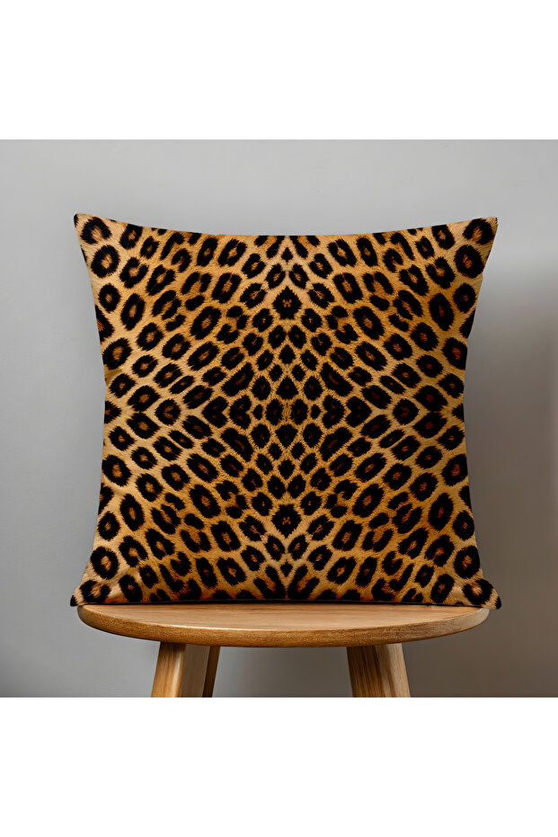 Leopard Patterned Digital Printing Contaminated Case Two Way Options - 2