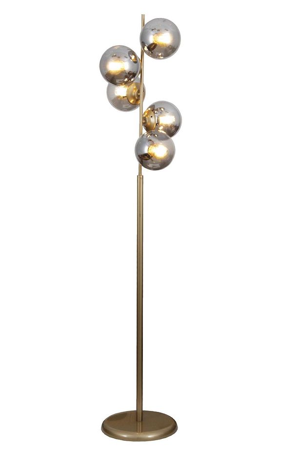 Moden 5 Li Eskitme Lambader Füme Camlı Modern , Oturma Odası ,Yatak Odası , Salon Lambader - 3