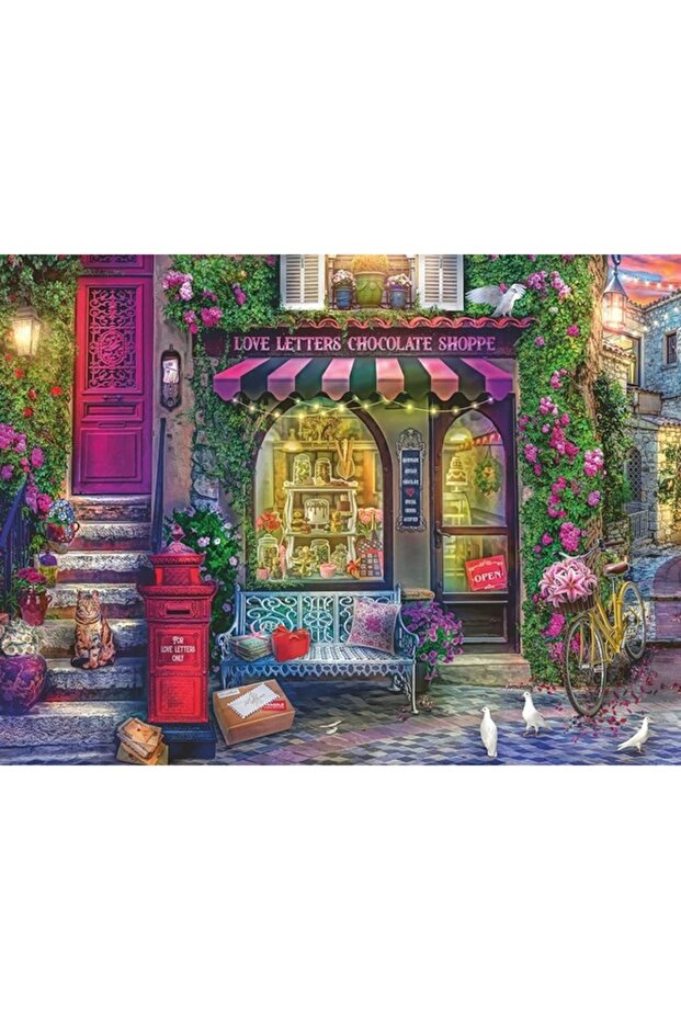 1500 Parça Love Letters Chocolate Shoppe Puzzle - 1