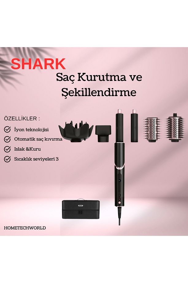 Hızlı Kurutma ve Çok Yönlü Şekillendirme 5-in-1 Saç Kurutma ve Şekillendirme Sistemi - 1