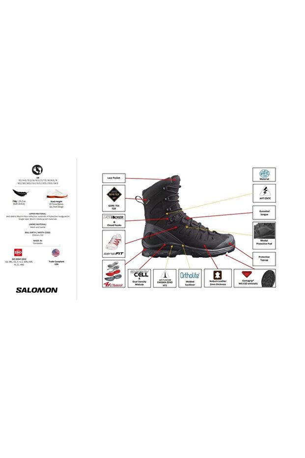 Lowa Gore-Tex® Su Geçirmez Tactical Bot Özel Kuvvetler Askeri Botu Erkek Bot KUM - 3