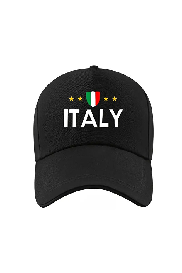 Italy Printed Snapback Hat - 1