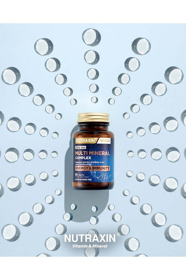 Multi Mineral Complex 60 Tablet Magnezyum, Kalsiyum, Çinko, Demir, İyot, Krom - 4