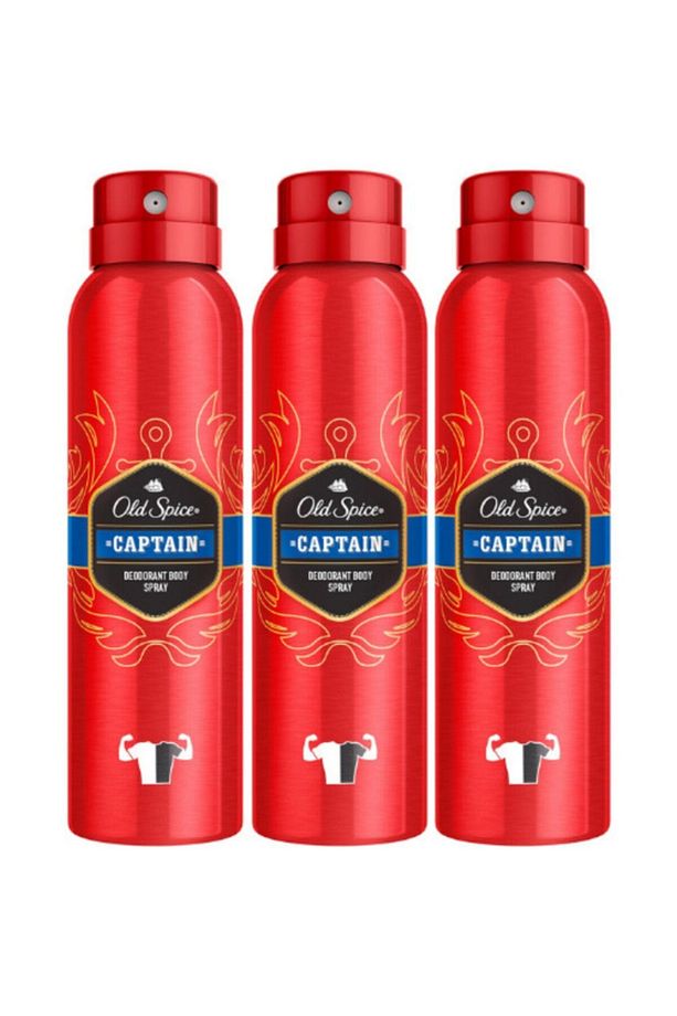 Captain Deodorant Sprey 150 ml 3 Adet - 1