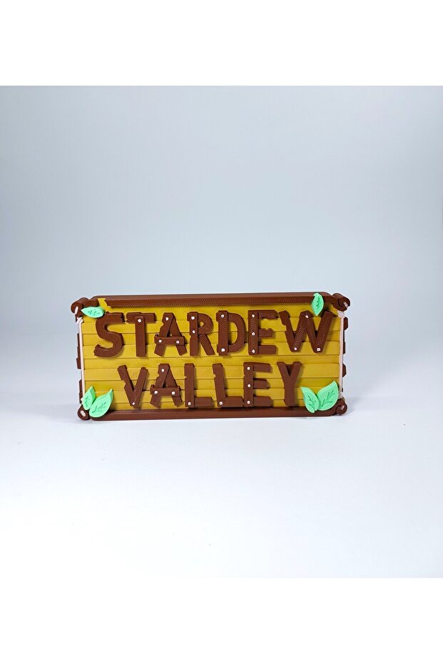 Stardew Valley Logo 3D Baskı Dekor - 4
