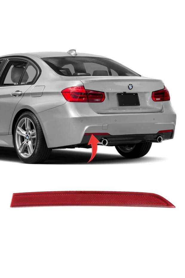 BMW 3 Series F30 M Sport Rear Bumper Reflector Left 63147847165