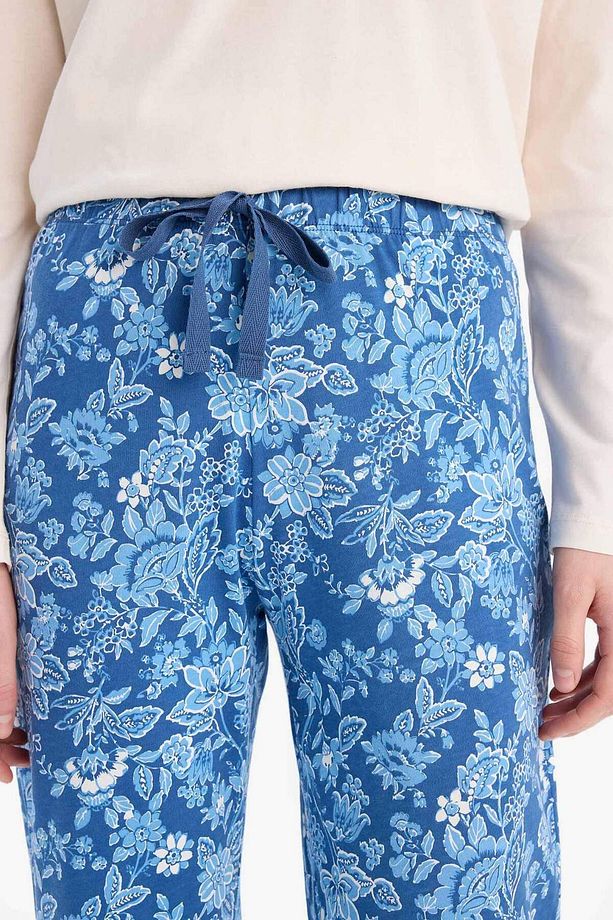 Pijama Takımı Uzun Kollu Üst Esnek Belli Uzun Alt-fall In Love E4848ax25sp - 5