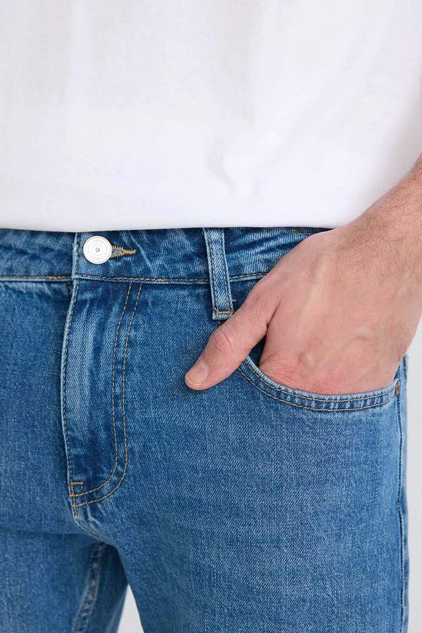 Sergio Regular Fit Normal Kalıp Normal Bel Boru Paça Jean Pantolon E8505AX24WN - 5