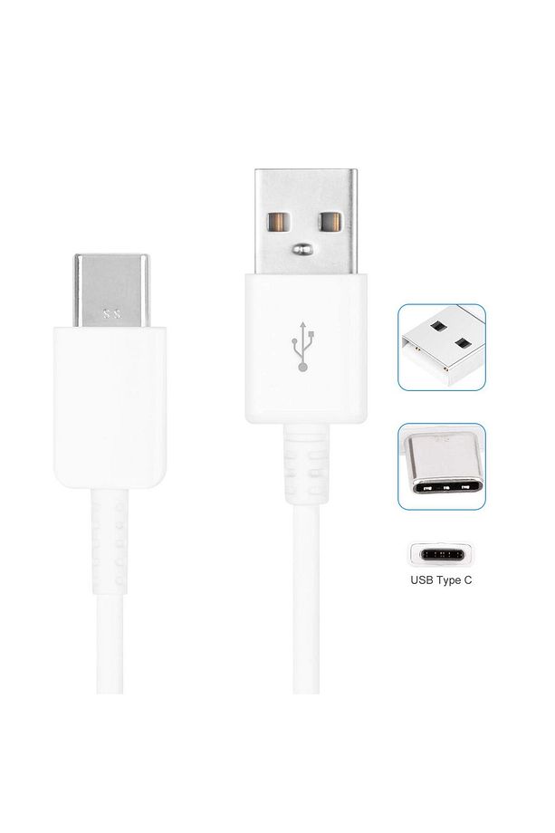 Samsung Galaxy A14 / A15 / A21 / A31 /A50 / A51 Uyumlu Usb Type-c Girişli Hızlı Şarj Data Kablosu 1m - 1