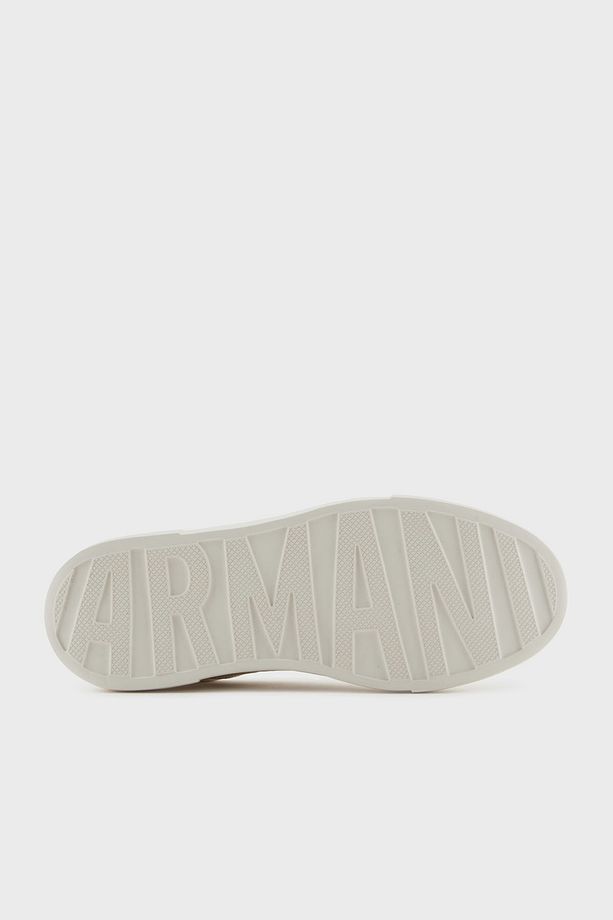 Armani Exchage Logolu Şerit Detaylı Kalın Taban Sneaker Ayakkabı AYAKKABI XDX176 XV917 T779 - 6
